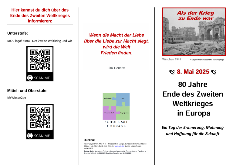 Flyer und Durchsagentext