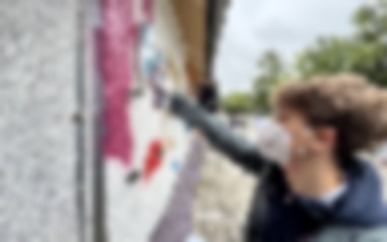 Graffiti-Projekt der Q12-Bilder