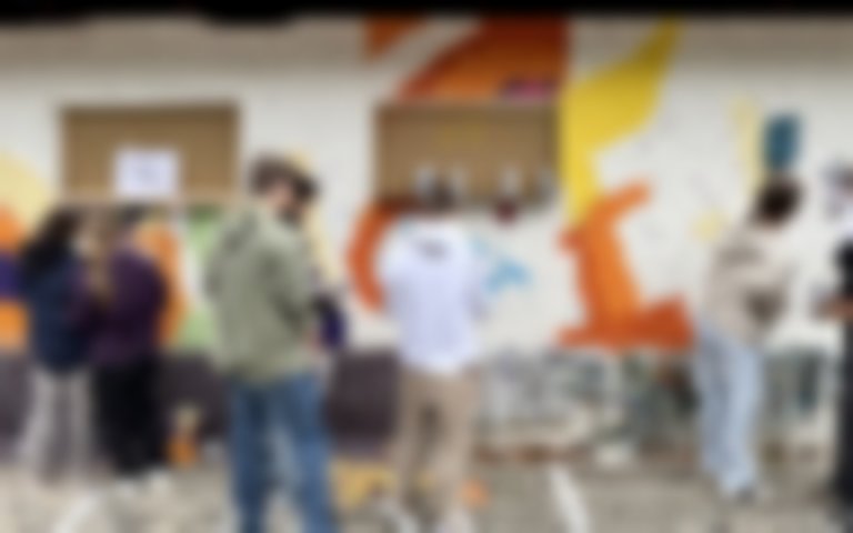 Graffiti-Projekt der Q12-Bilder