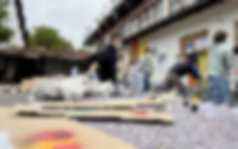 Graffiti-Projekt der Q12-Bilder
