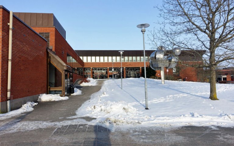 Über den Wolken... erhascht man die ersten Blicke aufs winterlich-verschneite Schweden