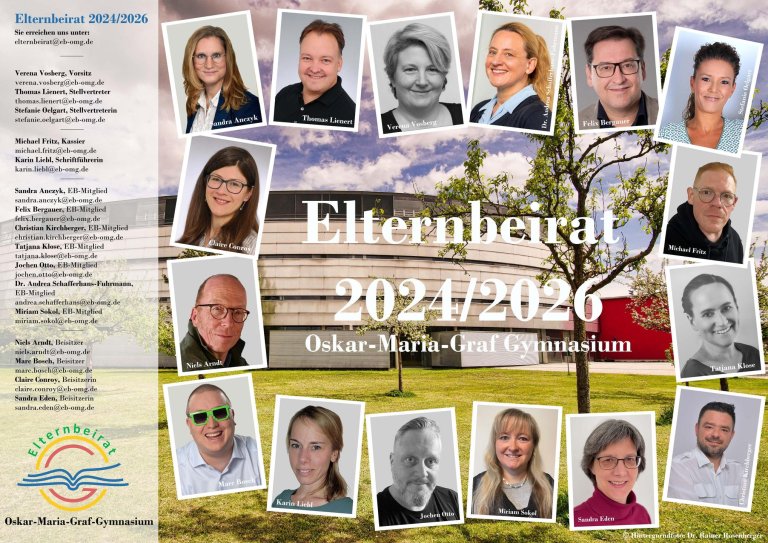 Kontaktdaten Elternbeirat Oskar-Maria-Graf-Gymnasium 2022 - 2024