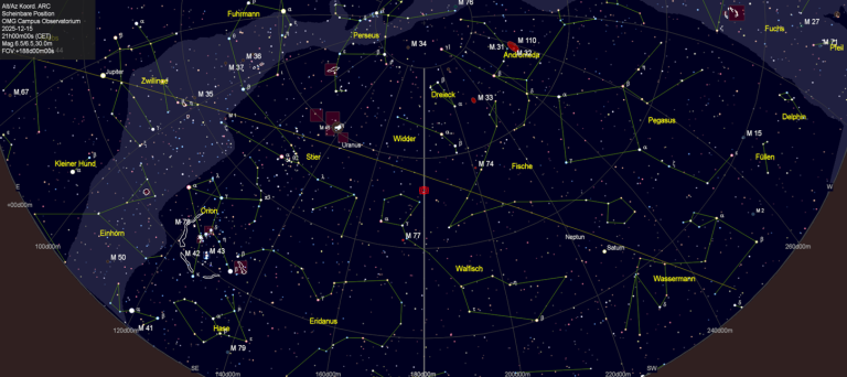 Sternenbilder im Dezember