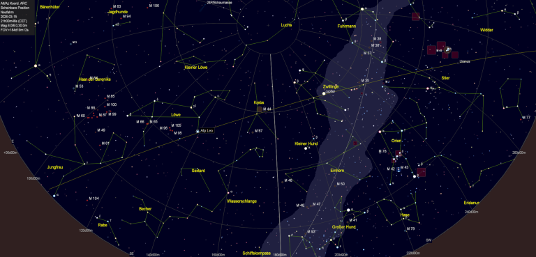 Sternenbilder im März